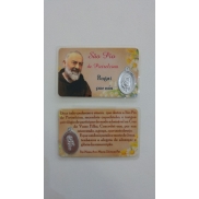 MD CARTAO COM MEDALHA PE PIO